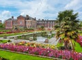 Kensington palace and garden in spring, London, UK Royalty Free Stock Photo