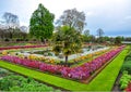 Kensington garden in spring, London, UK