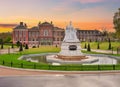 Kensington palace and gardens at sunset, London, UK Royalty Free Stock Photo