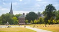 Kensington palace, queen Victoria monument in Kensington gargens . London, UK Royalty Free Stock Photo