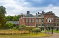 Kensington palace, queen Victoria monument in Kensington gargens . London, UK