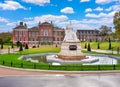 Kensington palace and Queen Victoria monument in London, UK Royalty Free Stock Photo