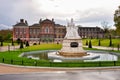 Kensington palace and Queen Victoria monument in London, UK Royalty Free Stock Photo