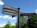 Kensington Palace signpost Royalty Free Stock Photo