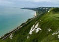 Kent coastline between Dover and Folkestone