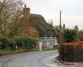 Kent country thatch cottage Royalty Free Stock Photo