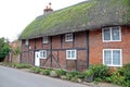 Kent thatched mews cottages Royalty Free Stock Photo