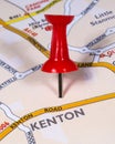 Kenton on a UK Map