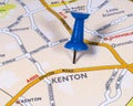 Kenton on a UK Map