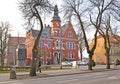 KENTShIN, POLAND. Building of the former city town hall