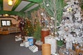KENTShIN, POLAND. A New Year`s exposition in factory of Christmas tree decorations