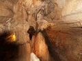 Diamond Caverns, Kentucky USA â spectacular limestone cave with stalactites and stalagmites Royalty Free Stock Photo