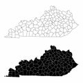 Kentucky county maps