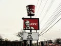 Kentucky Fried Chicken `to go` sign