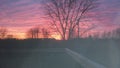 Kentucky sunset early Spring