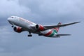 Kenya Airways took off from Schiphol Airport, AMS