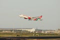 Kenya Airways took off from Schiphol Airport, AMS