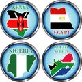 Kenya Egypt Nigeria South Africa