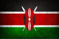 Grunge Kenya flag