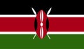Kenya flag image Royalty Free Stock Photo