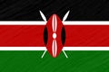 Kenya flag textured background wallpaper Royalty Free Stock Photo