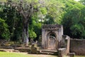 Kenya, Gede ruins laid in the vicinity of the Malindi resort Royalty Free Stock Photo