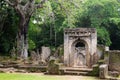 Kenya, Gede ruins laid in the vicinity of the Malindi resort Royalty Free Stock Photo