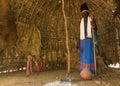 Kenya Giriama Shaman at hut of ancestors