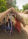 Kenya Giriama Shaman at hut of Gods