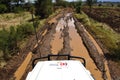 Kenya Red Cross Mission Eldoret: Dirty roads and sometimes bloody work. bad condition
