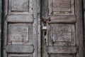 Locked Wooden Door Single Tone Textured Detailed In Vanga Last Town In Kenya Kwale County Streets Business Settlement