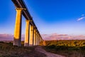 Kenyan Landscape Historic Landmarks Buildings SGR Standard Railway Gauge Line Bridge Pillars Sunrise At The Nairobi National Park