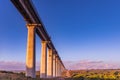 Kenyan Landscape Historic Landmarks Buildings SGR Standard Railway Gauge Line Bridge Pillars Sunrise At The Nairobi National Park