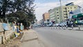 Kenyan roads,  Desai Road in Ngara  in  Nairobi Kenya Royalty Free Stock Photo