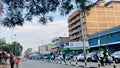 Kenyan roads,  Desai Road in Ngara  in  Nairobi Kenya Royalty Free Stock Photo