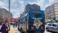 Kenyan roads, matatu public transport on Park Road in Starehe Constituency in Nairobi Kenya