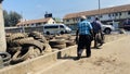 Kenyan roads, sale of used tires at Kariakor in Starehe Constituency in Nairobi Kenya