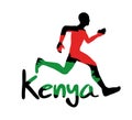 Kenyan runner symbol design