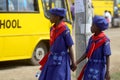 Kenyan school-children with uniforms 06 01 2019