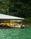 Kenyir water taxi for tourist at the Kenyir Lake, Terengganu, Malaysia