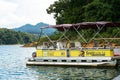 Kenyir water taxi for tourist at the Kenyir Lake, Terengganu, Malaysia