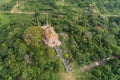 Kep Cambodia, Wat Samathi Pagoda Stupa in Krong Kaeb Asia Aerial Drone Photo