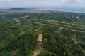 Kep Cambodia, Wat Samathi Pagoda Stupa in Krong Kaeb Asia Aerial Drone Photo