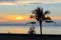 Kep sunset, Cambodia Royalty Free Stock Photo