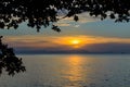 Kep sunset, Cambodia Royalty Free Stock Photo