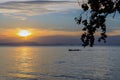 Kep sunset, Cambodia Royalty Free Stock Photo