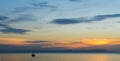 Kep sunset, Cambodia Royalty Free Stock Photo