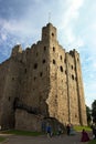Kepp or stone tower, Rochester Castle, United Kingdom.