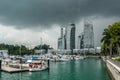 Keppel Bay Marina and Reflections at Keppel Bay Royalty Free Stock Photo