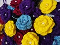 Flower crafts form thread